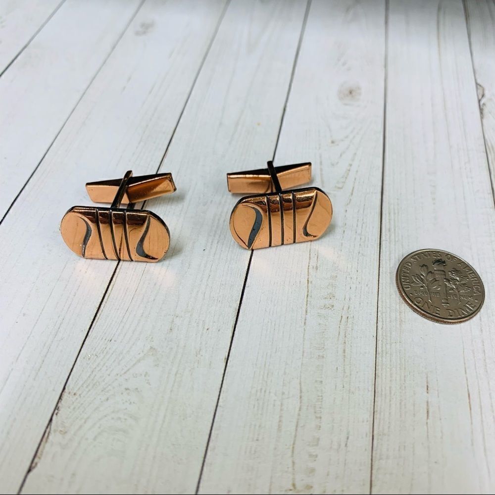 VTG Rame Copper Cuff Links